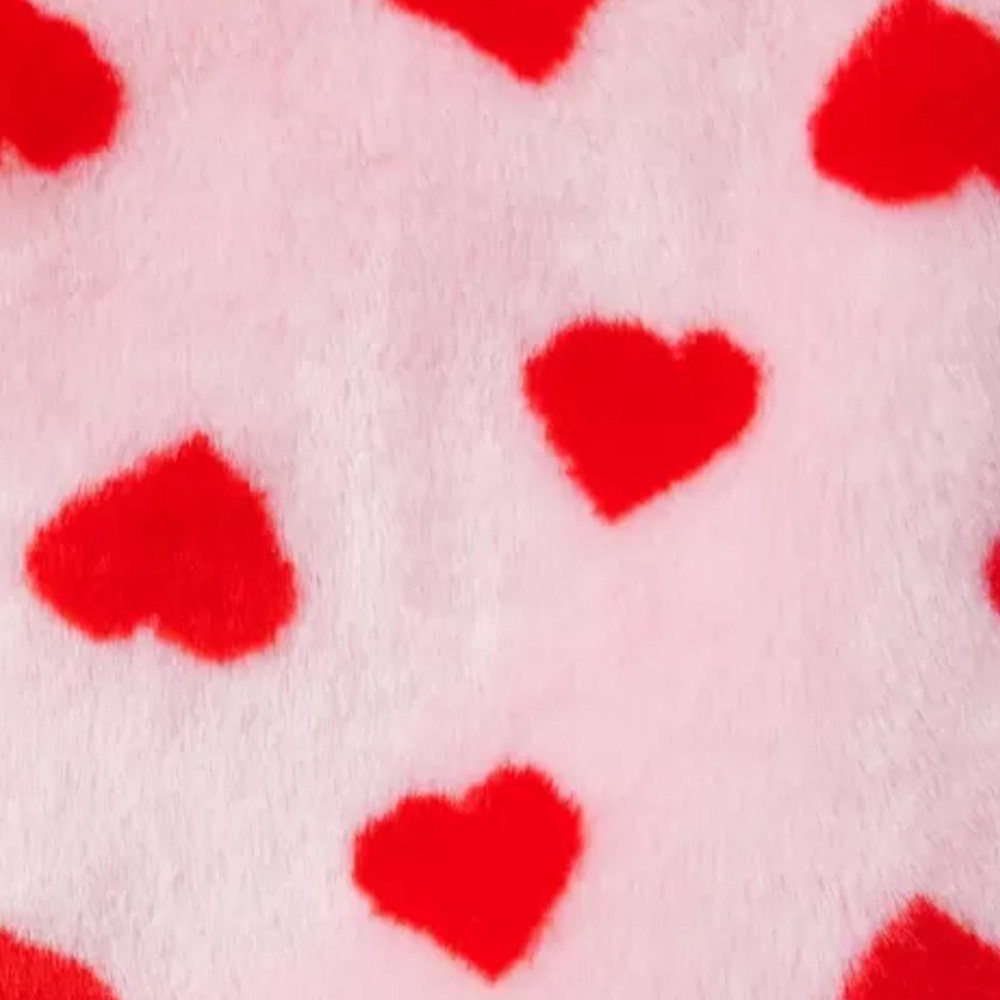Janie and Jack Candy Pink Heart Faux Fur Jacket Toddler Girl Size 2T - Picture 3 of 10